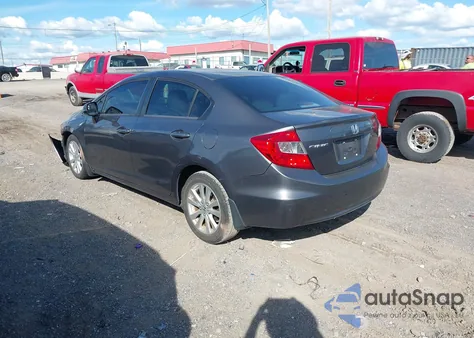 2012 Honda Civic Ex-L from USA, damaged, VIN 19XFB2F90CE317407